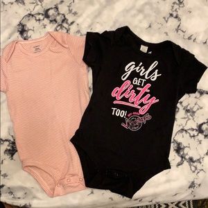 Two 24 month onesies. $7 for both